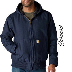 NWOT Carhartt Navy Blue Duck Cloth Coat Jacket